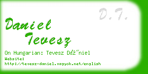 daniel tevesz business card